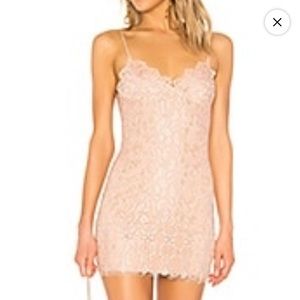 NBD X Revolve All Me Lace Mini Dress Size Small
